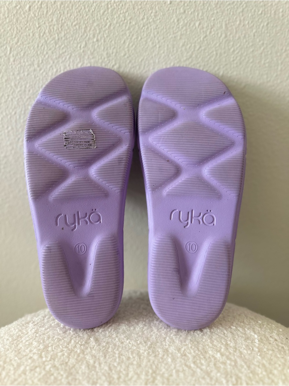 Ryka Women’s Restore Ultimate Recovery Molded Slide -light purple Sandal size 10 - Picture 9 of 9